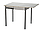 Обеденная группа: стол Компакт (ДСП дуб Самерсет) с табуретами (экокожа Бенгал серый), фото 3