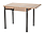 Обеденная группа: стол Компакт дуб светлый+табуреты ТН экокожа бенгал серый, фото 3