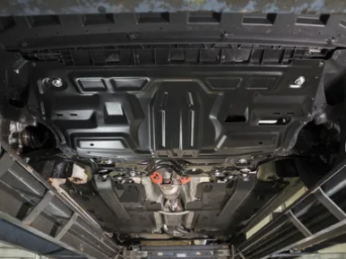 Защита AutoMax для картера и КПП Volkswagen Polo VI лифтбек 2020-2021. - фото 2 - id-p170622973