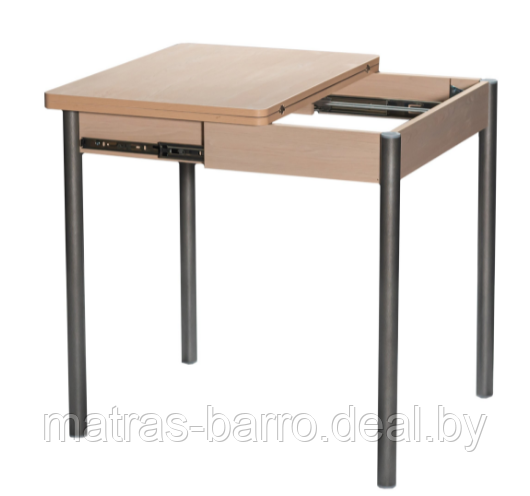 Стол для кухни Компакт раскладной-трансформер. Выбор цвета ДСП - фото 1 - id-p153863353