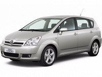 Автомобильные коврики в салон и багажник для TOYOTA Corolla Verso (2004-. 2007-)