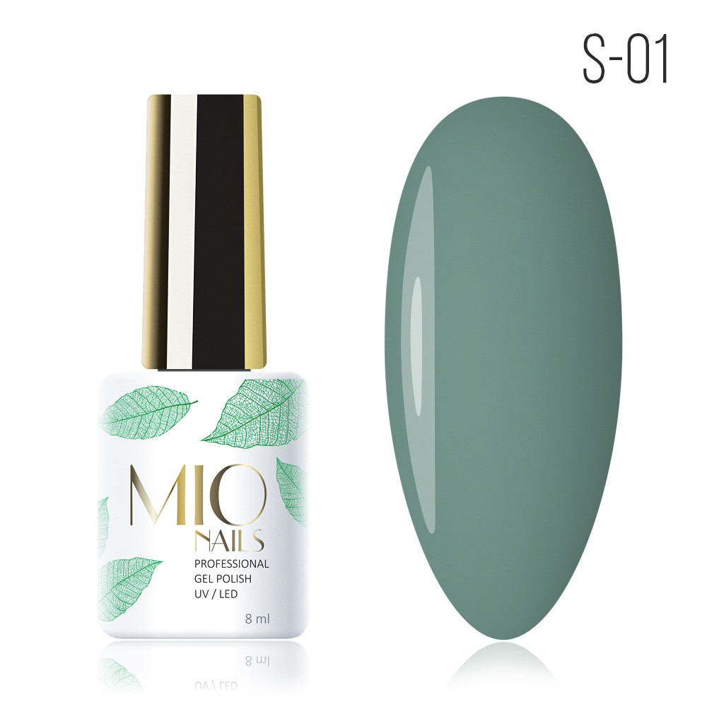 Гель-лак MIO nails, S-01. Старинный фарфор, 8 мл