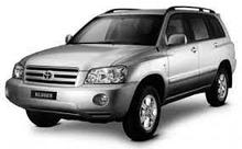 Автомобильные коврики в салон и багажник для TOYOTA Highlander (2002-2007)