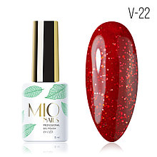 Гель-лак MIO nails, V-22. Красный самоцвет, 8 мл