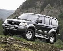 Автомобильные коврики в салон и багажник для TOYOTA LC Prado 100 (1998-2007)