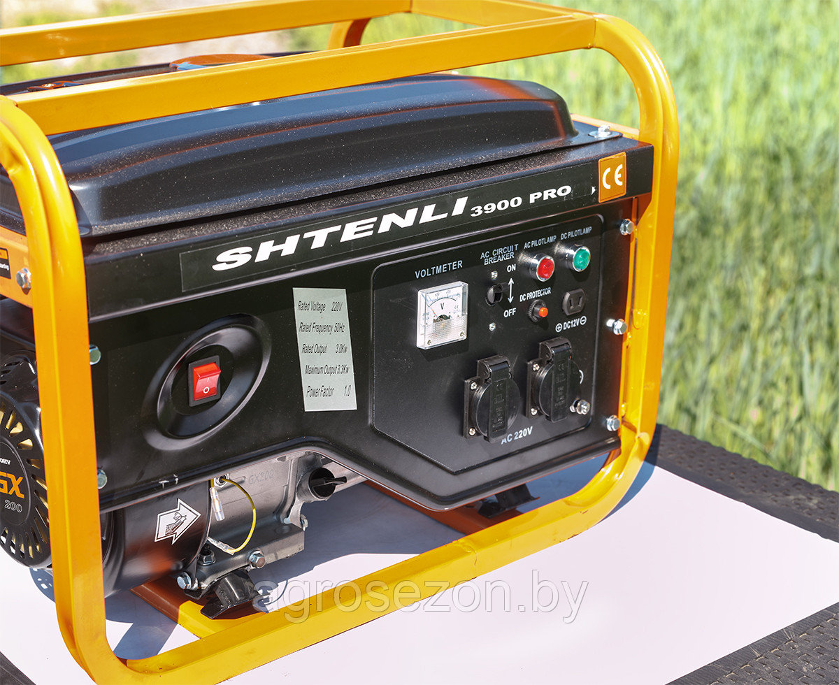 Профессиональный бензиновый генератор Shtenli PRO 3900 (электростанция) - фото 2 - id-p142010036