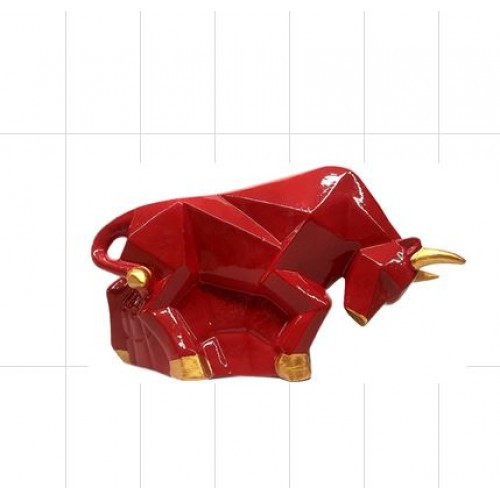 Копилка-оригами бык, акрил цветной арт.ккю-1013 - фото 1 - id-p170628475