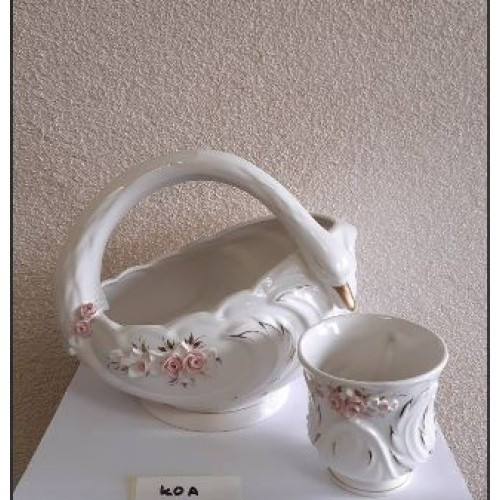 Чайный набор лебедь+6 чашек, арт. коа-6392, 0,4*0,3 л - фото 1 - id-p170628478