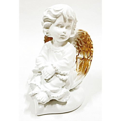 Статуэтка ангел Лиза на сердце зол лсм-134 - фото 1 - id-p170628647