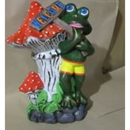 Фигура садовая жаба welcom, арт. иа-142, 50*33 см - фото 1 - id-p170628675