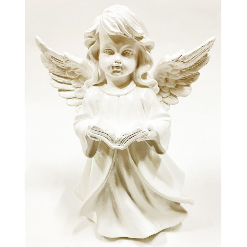 Статуэтка ангел с книгой нов бел 24 см арт.нсх-80110 - фото 1 - id-p170628820