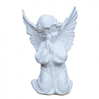 Статуэтка ангел крылатик средний белый 28см. арт. кл-1193