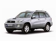 Автомобильные коврики в салон и багажник для TOYOTA RAV4 (2000–2005)