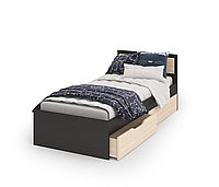 Кровать с ящиками КР 607 Гармония 0,8 м - венге / дуб белфорт