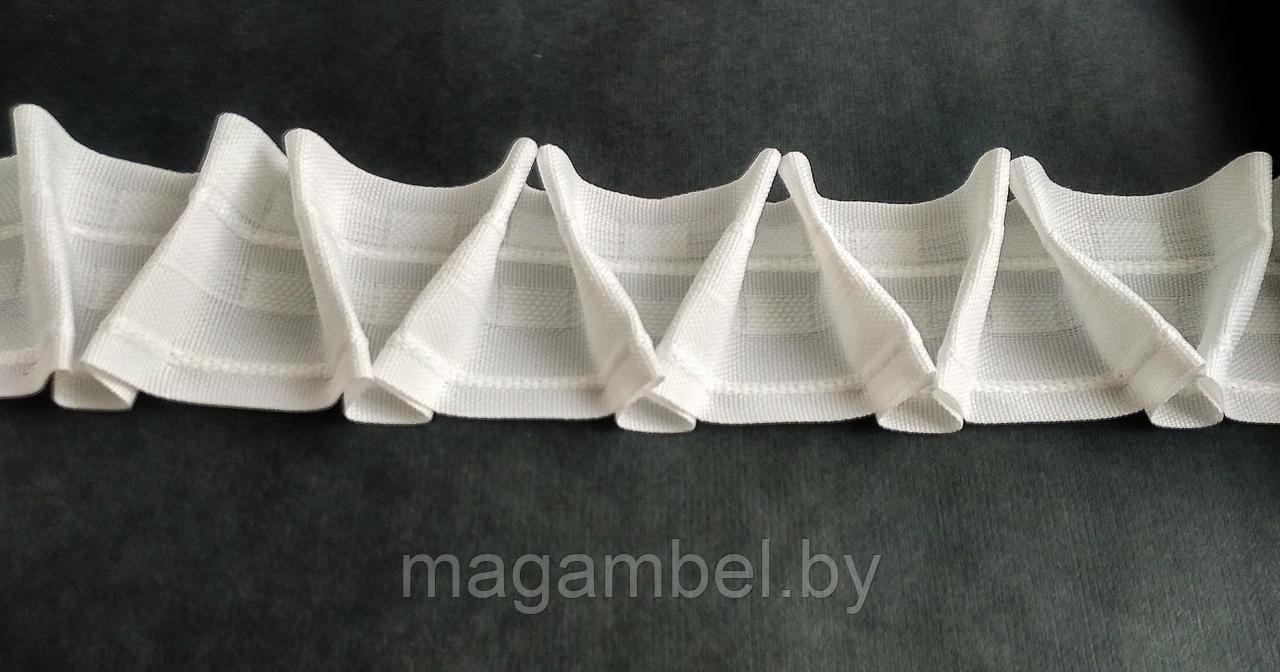 Плотная лента для штор со V - образной складкой 5 см (сборка 1:2)
