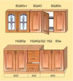 Кухня Корнелия Ретро 2.0 метра МДФ дуб сонома - фото 7 - id-p170635867