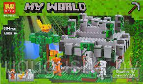 Конструктор Bela  Minecraft Майнкрафт Храм в джунглях, 604 дет.