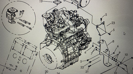 Запасные части для двигателей Honda