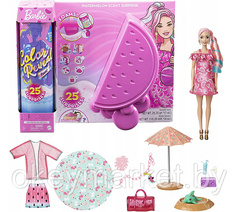 Кукла Barbie Ultimate Color Reveal Арбуз GTN19, фото 3
