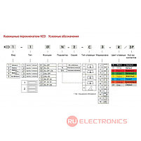 Клавишный переключатель RUICHI KCD4-202-С3-B/6P, ON-ON, фото 2