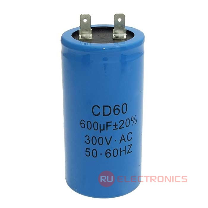 Пусковые конденсаторы SAIFU CD60 600uF 300V - фото 1 - id-p170648747