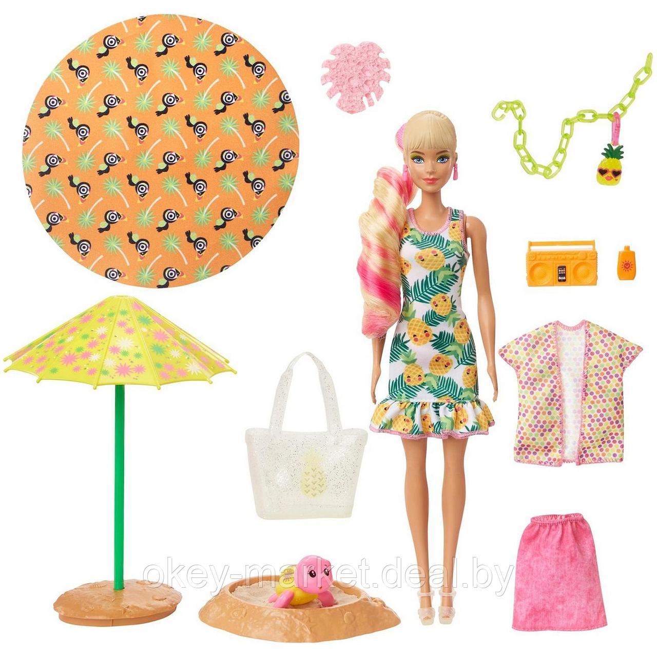 Игровой набор кукла Barbie Ананас в непрозрачной упаковке (Сюрприз) GTN17 - фото 2 - id-p170649003