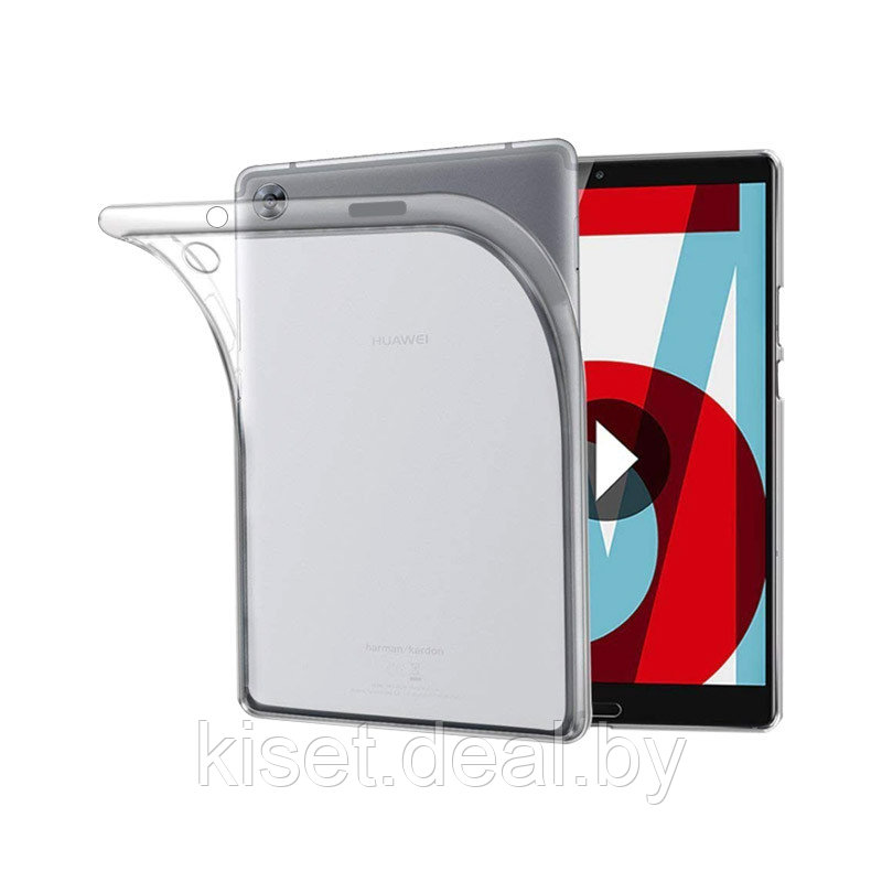 Силиконовый чехол KST UT для Huawei MediaPad M3 Lite 8 прозрачный - фото 1 - id-p170641355