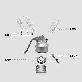 Головка клапана для сифона (кремера) KAYSER (K513A)