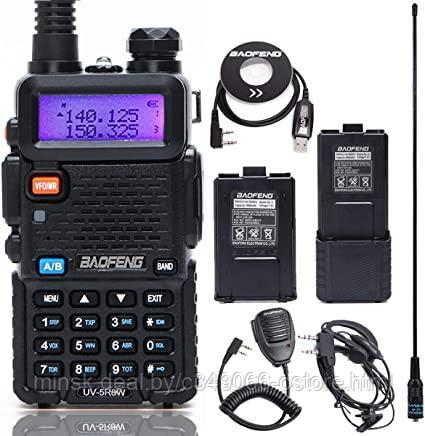 Оригинальная рация Baofeng UV-5R гибкая антенна. Портативная радиостанция Баофенг uv5r