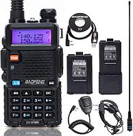 Оригинальная рация Baofeng UV-5R гибкая антенна. Портативная радиостанция Баофенг uv5r