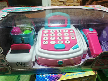 Кассовый аппарат со сканером "Cash" для девочки