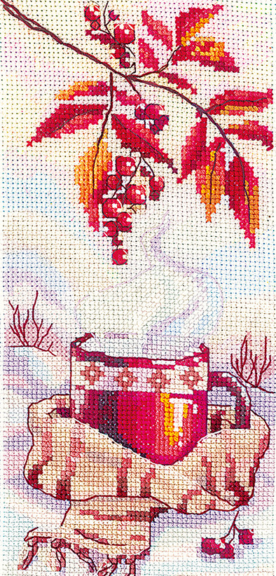 Набор для вышивания крестом «Горячий чай» - фото 1 - id-p170691725