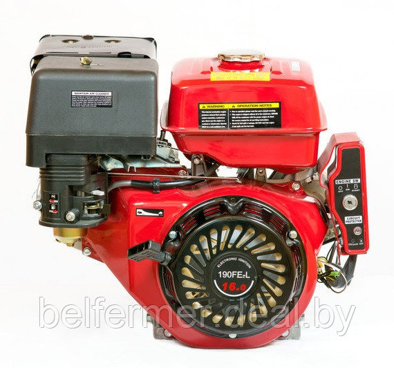 Двигатель бензиновый Weima WM 190 FE/P (16,0 л.с, 25 мм, шпонка) с электростартером (14v, 20A, 280W) - фото 1 - id-p170647565