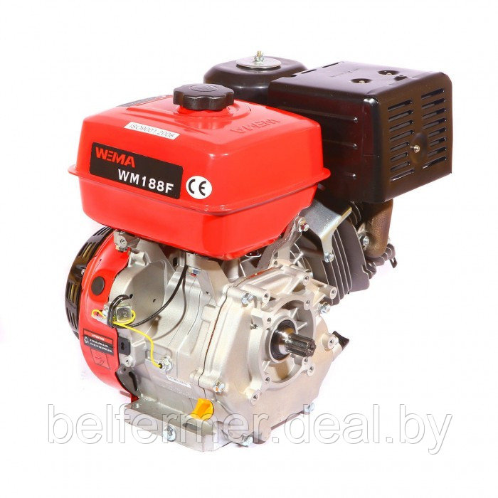 Двигатель бензиновый Weima WM 188 F (13,0 л.с, 25 мм, шпонка) - фото 3 - id-p170647566