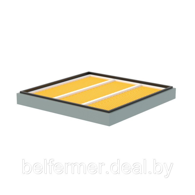 Пыльцесборник корпусной для 12-рамочных ульев, серый - фото 1 - id-p170640554
