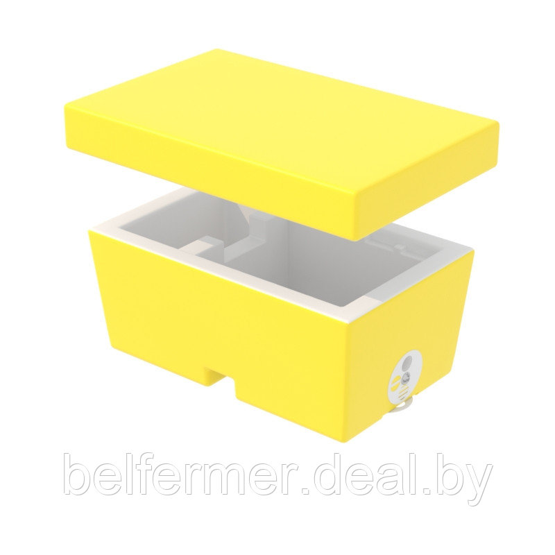 Нуклеус на 4 рамки, комплект 10 (желтый) - фото 1 - id-p170640562