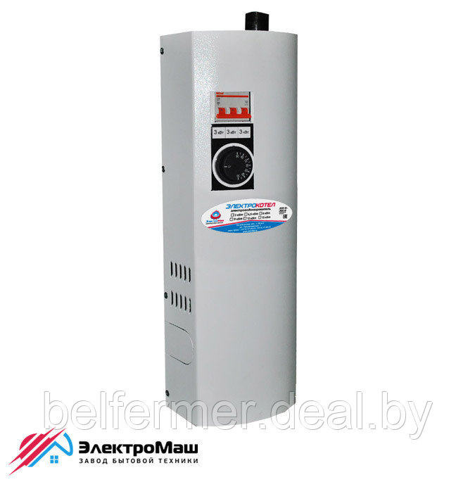Электрический котел отопления ЭВПМ-9 кВт "Электромаш" до 85 м² - фото 2 - id-p170648232