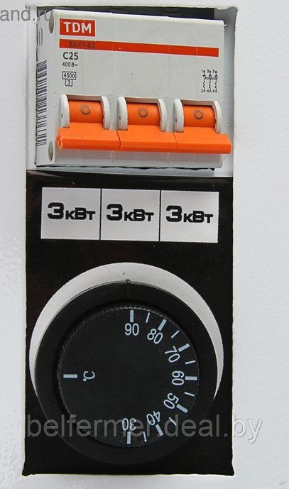 Электрический котел отопления ЭВПМ-9 кВт "Электромаш" до 85 м² - фото 6 - id-p170648232