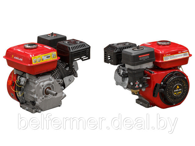 Двигатель бензиновый ASILAK SL-170F-SH25 (7,0 лс., 25 мм. шлицы) - фото 4 - id-p170648248