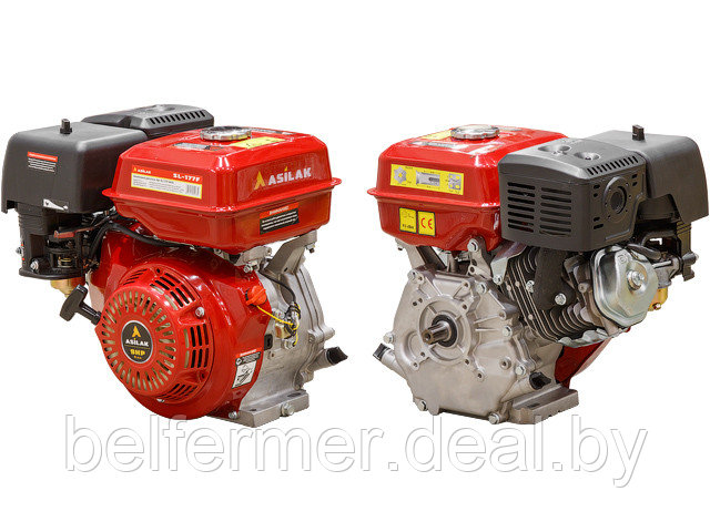 Двигатель бензиновый ASILAK SL-177F-SH25 (9 лс., 25 мм. шлицы) - фото 3 - id-p170648249