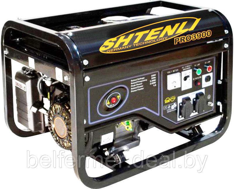 Бензогенератор Shtenli Pro 3900 (3,3 кВт) - фото 1 - id-p170647945