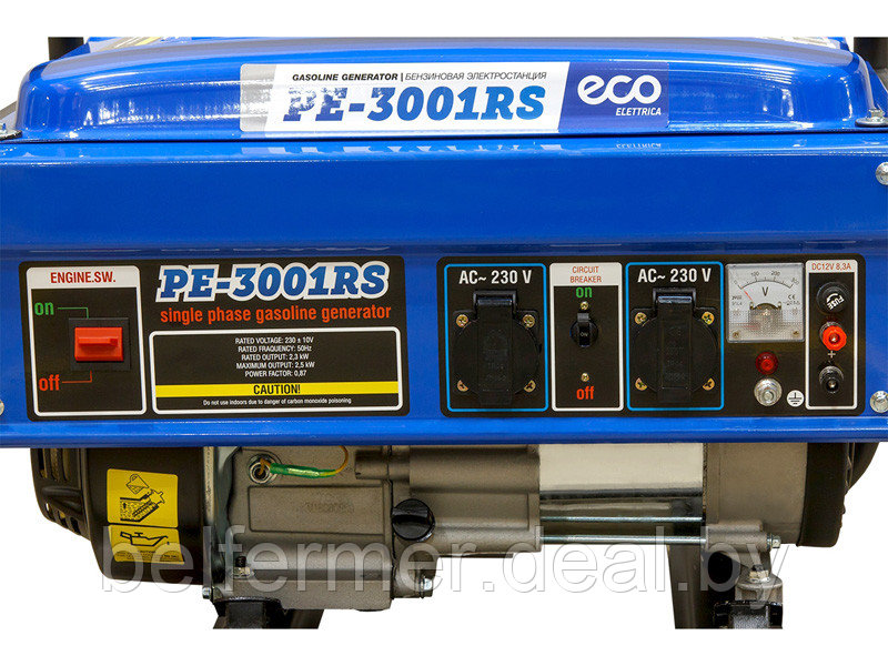 Бензогенератор ECO PE-3001RS (2.5 кВт) - фото 3 - id-p170647951