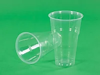 Пластиковые стаканчики, одноразовые 500 мл/50шт. (Эконом)
