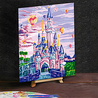 Картина по номерам на холсте 40×50 см "Замок с воздушными шарами"
