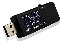 Адаптер - цифровой USB тестер для USB Type-A, черный 555669