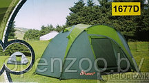 Палатка 4-х местная LanYu 1677D туристическая 22011070x240x170см с тамбуром