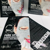 Листовая пузырьковая маска для лица с бамбуковым углём Aichun Beauty Pore Spa Aichun Beauty PORE SPA,25 ml