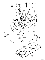 02/630842 Прокладка головки блока (ГБЦ) PERKINS, JCB