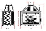 Каминная топка Invicta 800 GRANDE VISION VOLET, фото 2