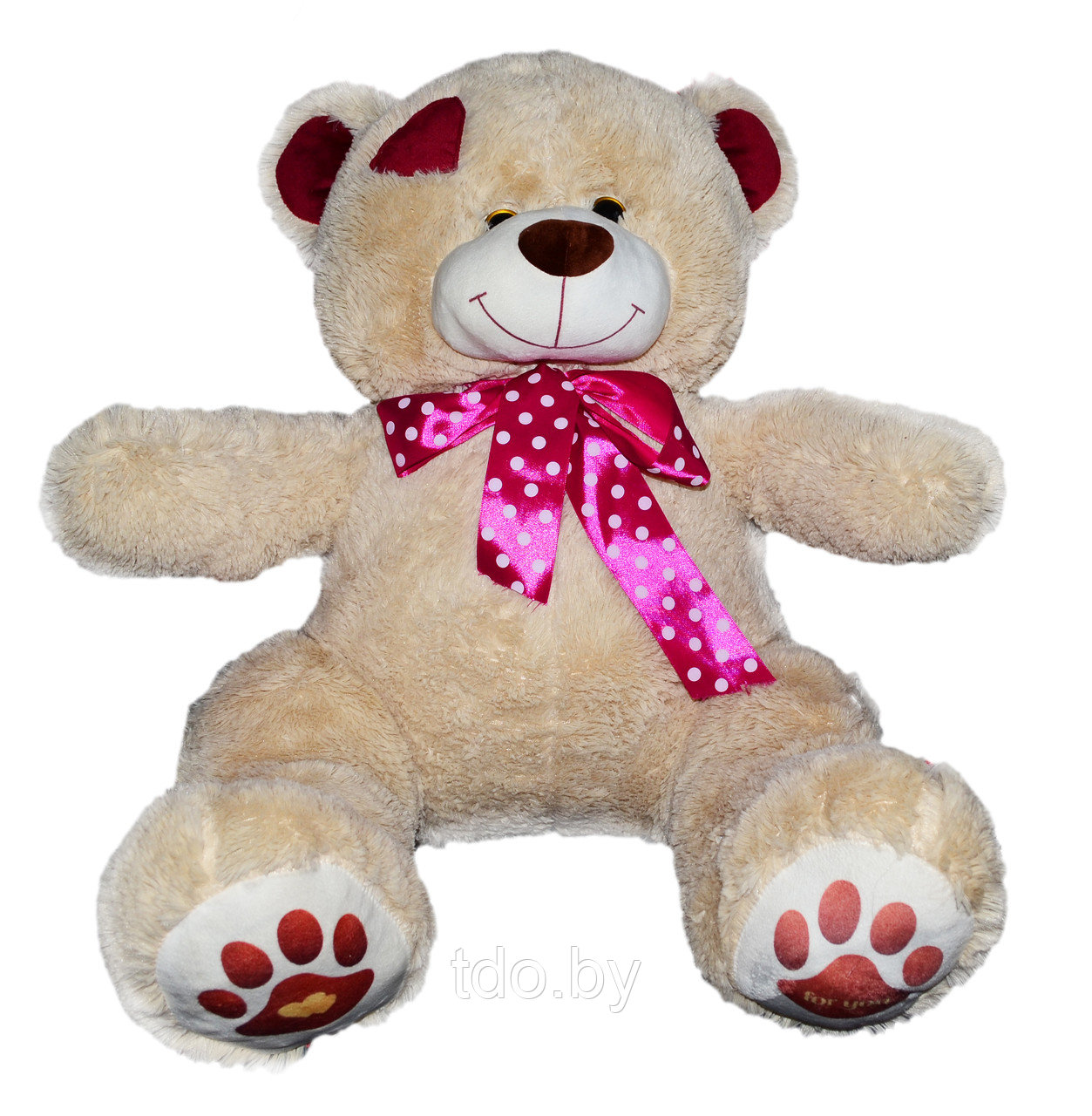Мягкая игрушка медведь с бантиком - фото 1 - id-p170817578